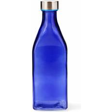 Quid Reflex Blå Glas Flaska 1L Vattenflaska 1L