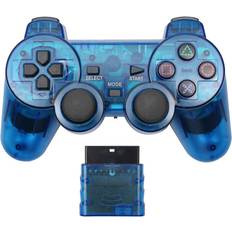 Game Controllers Maxpower Transparent Color Wireless Gamepad For PS2