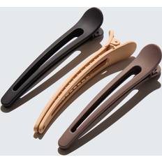 Hårprodukter Hairlust Duck Bill Hair Clips 3-Pack Coffee