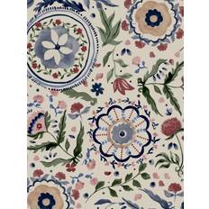Joules Festival Flower Wallpaper Antique White 120882