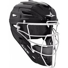 Catchers Gear All-Star Solid MVP2500 Adult Baseball Catcher's Helmet Black