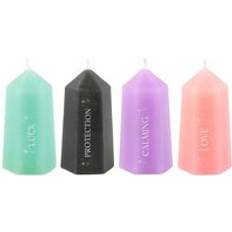 Plastic Candlesticks, Candles & Home Fragrances Something Different Crystal Candles Pack of 16 Candle