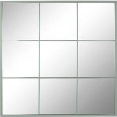 Green Mirrors Home ESPRIT Refurbished Green Window 90 x 2 x 90 cm Wall Mirror