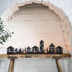 Candle Holders Ivyline Advent Tealight Centrepiece L6 x W70 x H20 cm Candle Holder