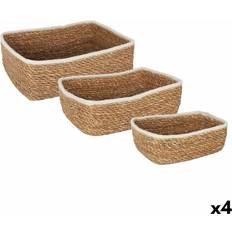 Privilege 3-Piece Rectangular Wicker Set Basket