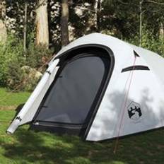 Berkfield Home Camping Tent Tunnel 3-Person White Blackout