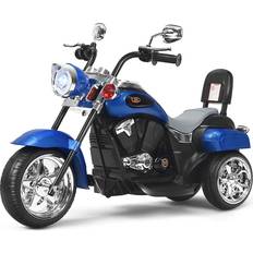 Costway Electric Motorcycle Blue 6V