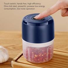 Blue Mini Choppers Electric Electric Mini Garlic Food Cutter Blue