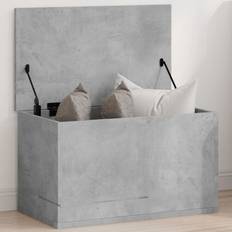 Trä Kistor vidaXL Förvaringslåda Betonggrå 60x35x35 cm Konstruerat Trä Kista 60x35cm