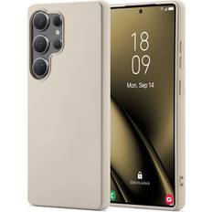 Mobique Samsung Galaxy S24 Ultra Mobilskal i TPU Beige