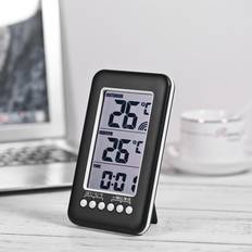 Thermometers & Weather Stations Lcd Degree Celsius Digital Wireless Thermometer Clock