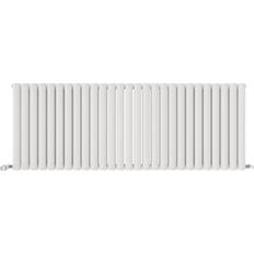 Radiators iBathUK Horizontal Double Oval Panel Radiator 600mm x 1620mm