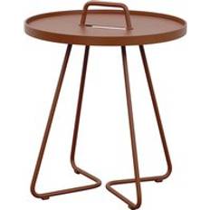Blue Garden Table Cane-Line On-the-Move Ø44 cm Desert Red Outdoor Side Table
