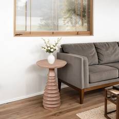 ‎Indian Hub Valencia Cane and Mango Wood Side Small Table