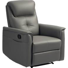 Recliner Armchairs Homcom Recliner with Spring Cushion Armchair