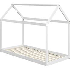 Wooden Single Bed Frame With Tree House Style