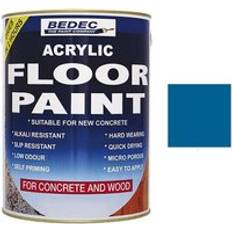 Bedec Blue Paint Bedec Acrylic Floor Paint 1 Litre Floor Paint Blue