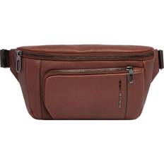Brown - Leather Bum Bags Piquadro Fanny Pack - Brown