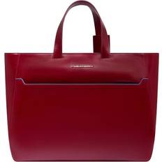 Rød Mapper Piquadro Blue Square Briefcase - Red