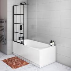 Bathtubs Alton Shower Bath Single Ended Shower Bath 1600 x 700 mm