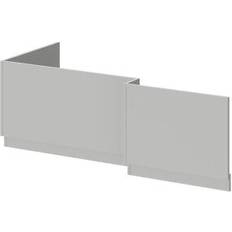 Napoli Gloss Grey Pearl MDF 1700 mm Bath Panel