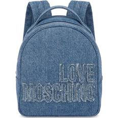 Love Moschino Backpacks Love Moschino Logo Appliqué Backpack - Blue