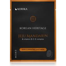 Korean Heritage Jeju Mandaring Vitamin B-C-E Complex Skin Illuminating Sheet Mask 25 g