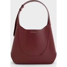 Charles & Keith Sigrid Hobo Bag Mulberry Plum