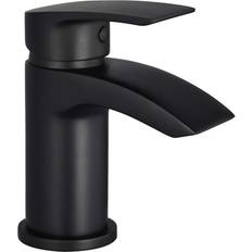 Hapilife Black Waterfall Round Basin Taps