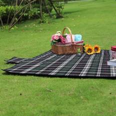 Green Seat Pads Dakota Fields Picnic Blanket Green 1cm H X 200cm W X 170cm D