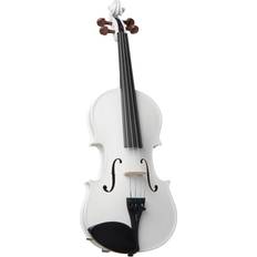 White Violins stentor Harlequin Violin Outfit White 1/2