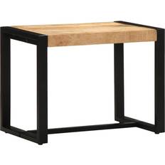 Natural Storage Benches vidaXL Bank 60 x 35 x 45 cm Raues Massivholz Mango Aufbewahrungskommode