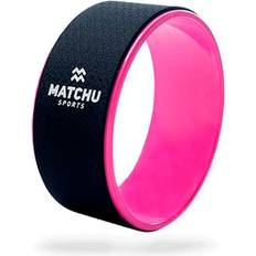 MatchU Yoga Wheel Ø 33 cm Rosa Schwarz