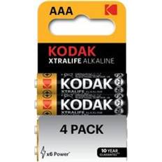 Kodak AAA Xtralife Alkaline Pack of 4