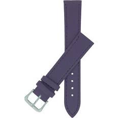Purple Watch Straps TA Purple Leather Watch Strap 10mm to 22mm