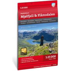 Calazo Høyfjellskart Mjølfjell Flåmsdalen 1 25