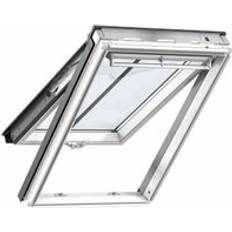 Velux Topphängt Vitmålat 114 cm x 160 cm Trä Takfönster 3-glasfönster