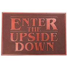 Stranger Things Enter The Upside Down Rubber Door Mat Red