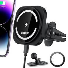 Magnetic Wireless Car Charger for Magsafe Car Mount and iPhone 15/14/13/12 Pro Max Mini