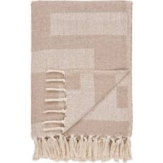 Tæpper på tilbud House Nordic Adana Plaid 130 x 180 cm Taupe Tæppe Beige