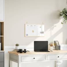 Magnetisk Whiteboard Med Ram I Massiv Furu 60x40 cm