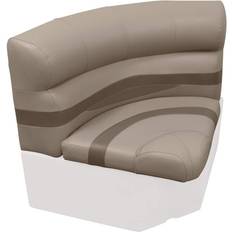 Tarp Frames & Boat Canopies Wise Wise Seating Premier Series Pontoon 28" Radius Corner Cushion Set, in Mocha Java/Mushroom/Cafe For Boats by West Marine