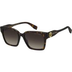 Marc Jacobs Dam Solglasögon Marc Jacobs Rectangular Solglasögon Acetat - Havana Brun