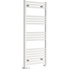 Reina Capo Straight Heated Towel Rail 1200mm H x 500mm W White