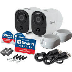 Swann XTREEM WiFi Security Camera 1080p Full HD 16gb Micro SD Twin Pack