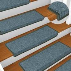 Green Stair Carpets Berkfield Home Carpet Stair Treads 15 Pcs 65 x 21 x 4 cm Green