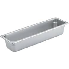 Steam Inserts Vollrath Deep Anti-Jam Flat Corner Pan 4" Long Steam Insert