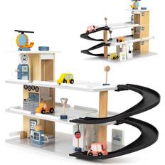 ECOTOYS Parking Lot with Elevator