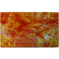 Orange Kitchen Towels Geometric Kitchen Towel Orange