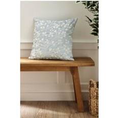 Scatter Cushions Catherine Lansfield Brooke Floral Cushion Duck Egg 45cm x 45cm Complete Decoration Pillows (45x)